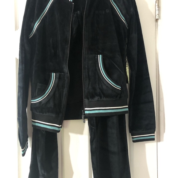 COPY - BCBG maxazria  Medium Black Women’s track suit BCV04211P New Hoodie/pant… - Picture 5 of 16